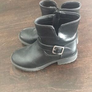 Kids Black Boots